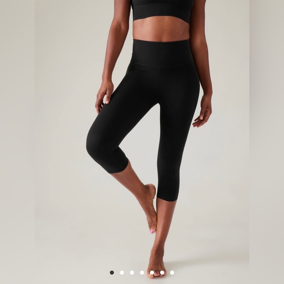 Athleta Pants - Athleta Ultra High Rise Elation Capri // black